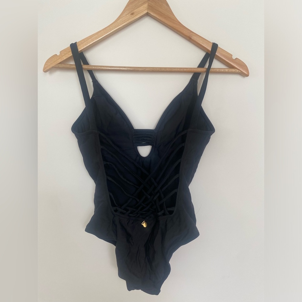 Malai Women’s Black One Piece Swimsuit - Picture 2 of 4
